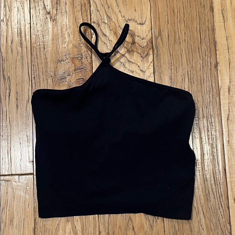 Lululemon Athletica Black T-strap Crop Top